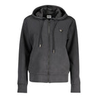 Black Polyester Women's Hoodie