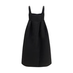 Black Polyester Casual Dress