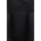 Black Polyester Casual Dress