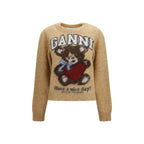 Beige Polyamide Sweatshirt