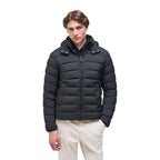 Black Polyamide Full-Length Jacket