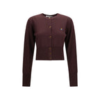 Purple Silk Cardigan