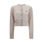 Beige Silk Cardigan