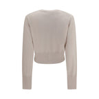 Beige Silk Cardigan