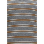 Gray Cotton Long Sleeve T-Shirt