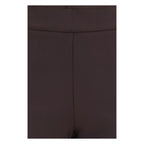 Brown Polyamide Casual Pants