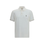 White Cotton Polo Shirt
