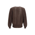 Brown Mohair Cardigan