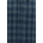 Bicolor Cotton Pattern Shirt
