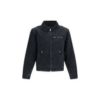 Black Cotton Full-Length Jacket