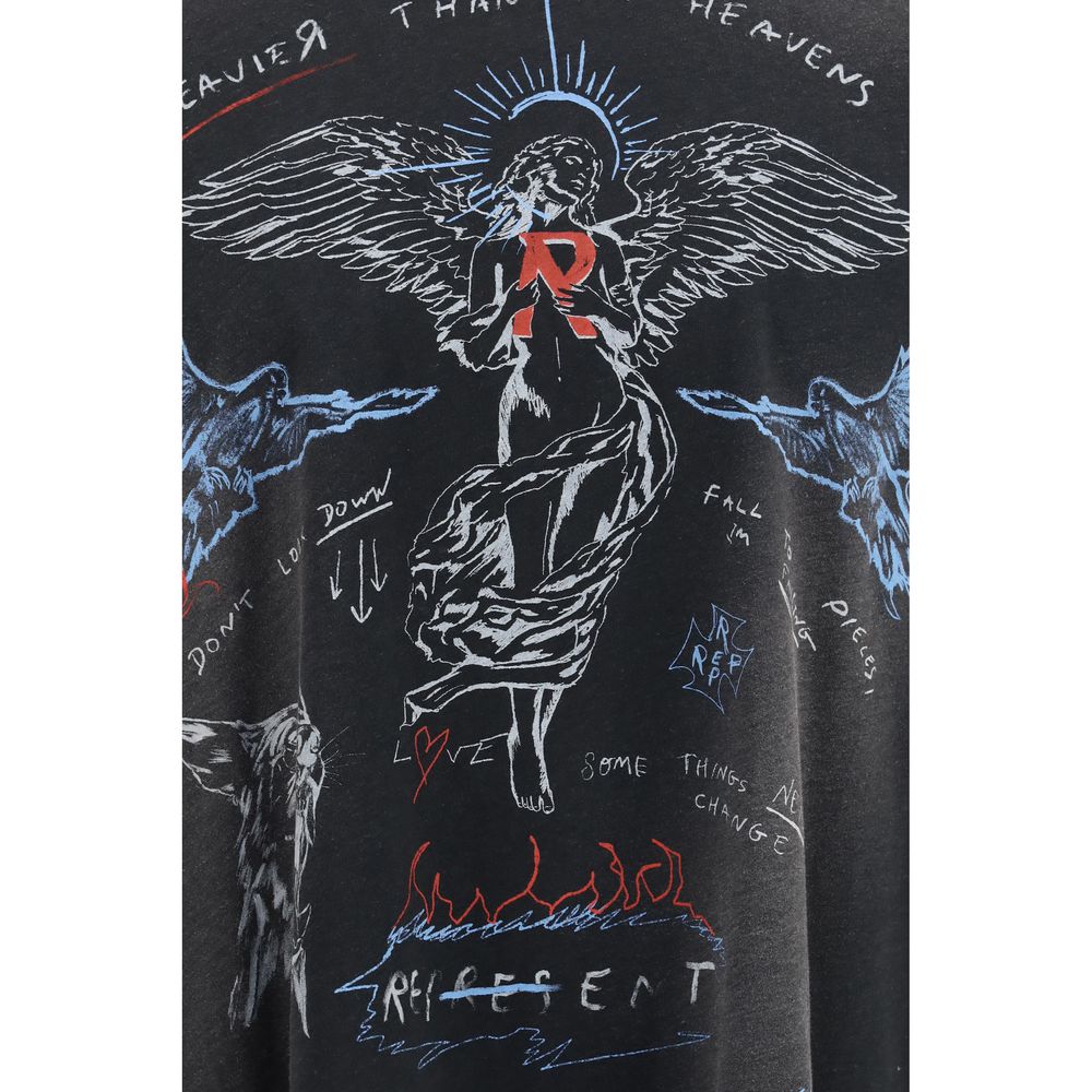 Black Cotton Long Sleeve T-Shirt