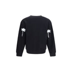 Black Cotton Sweatshirt