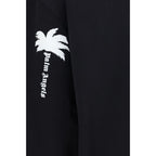 Black Cotton Sweatshirt