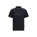 Black Cotton Polo Shirt