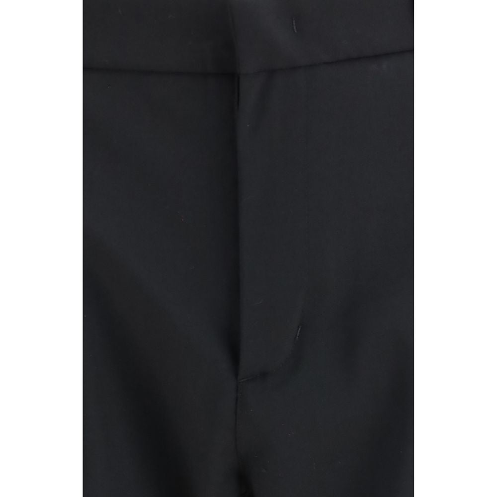 Black Polyester Pants