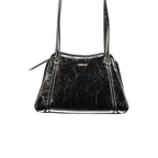 Black Polyurethane Women's Bag