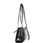 Black Polyurethane Women's Bag