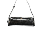 Black Polyurethane Women's Handbag