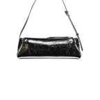 Black Polyurethane Women's Handbag