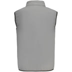 Gray Polyester Men's Vest