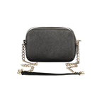 Black Polyurethane Women's Handbag