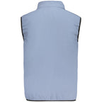 Azzurro Poliestere Mens Vest
