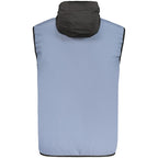 Azzurro Poliestere Mens Vest
