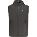 Black Polyester Mens Vest