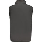 Black Polyester Mens Vest