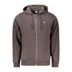 Brown Cotton Men's Sweatshirt