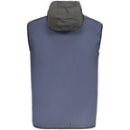 Blue Polyester Men's Vest