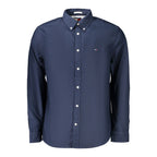Blue Cotton Men's Shirt