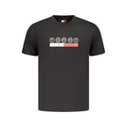Black Cotton Men's T-Shirt