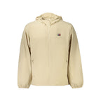 Beige Polyamide Men's Jacket