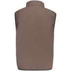 Brown Polyester Men's Vest