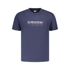 Blue Cotton Men's T-Shirt