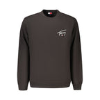 Black Cotton Men's Sweatshirt