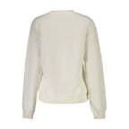 White Cotton Women's Sweatshirt