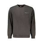 Black Cotton Men Sweatshirt