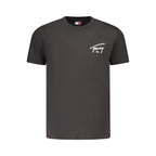 Black Cotton Men's T-Shirt
