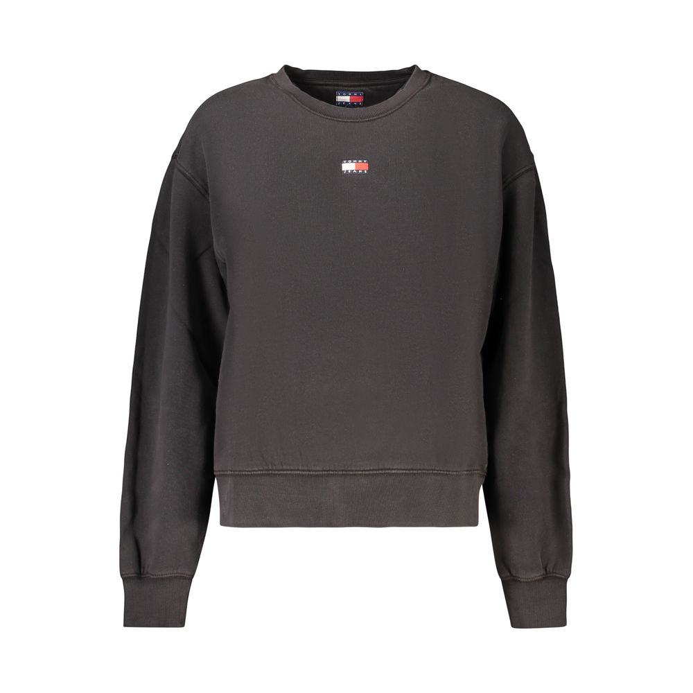 Black Cotton Women's Sweatshirt