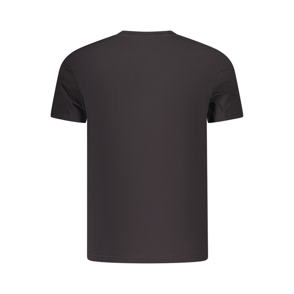 Black Cotton Mens T-Shirt