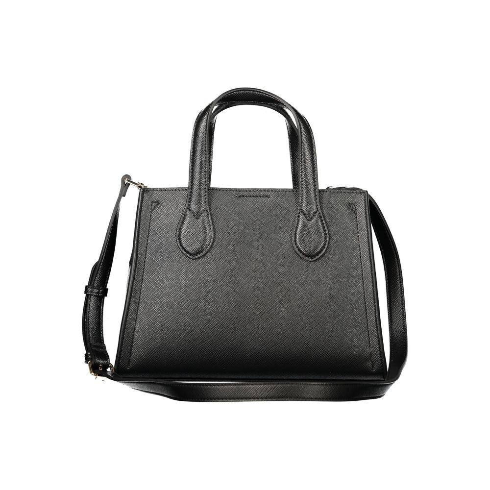 Black Polyurethane Women's Bag