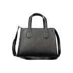 Black Polyurethane Women's Bag