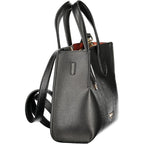 Black Polyurethane Women's Bag
