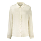 White Polyester Dress Shirt