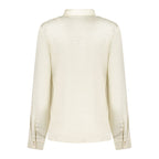 White Polyester Dress Shirt