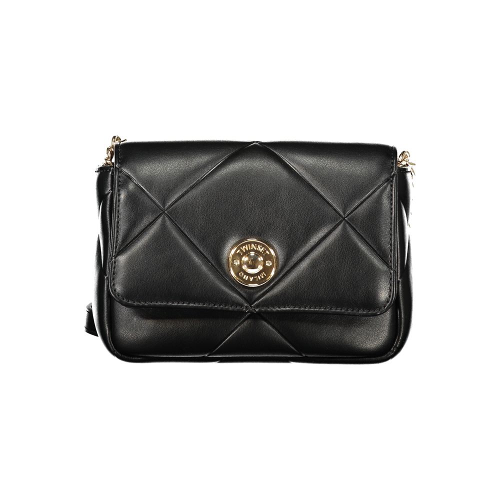 Black Polyurethane Women's Bag