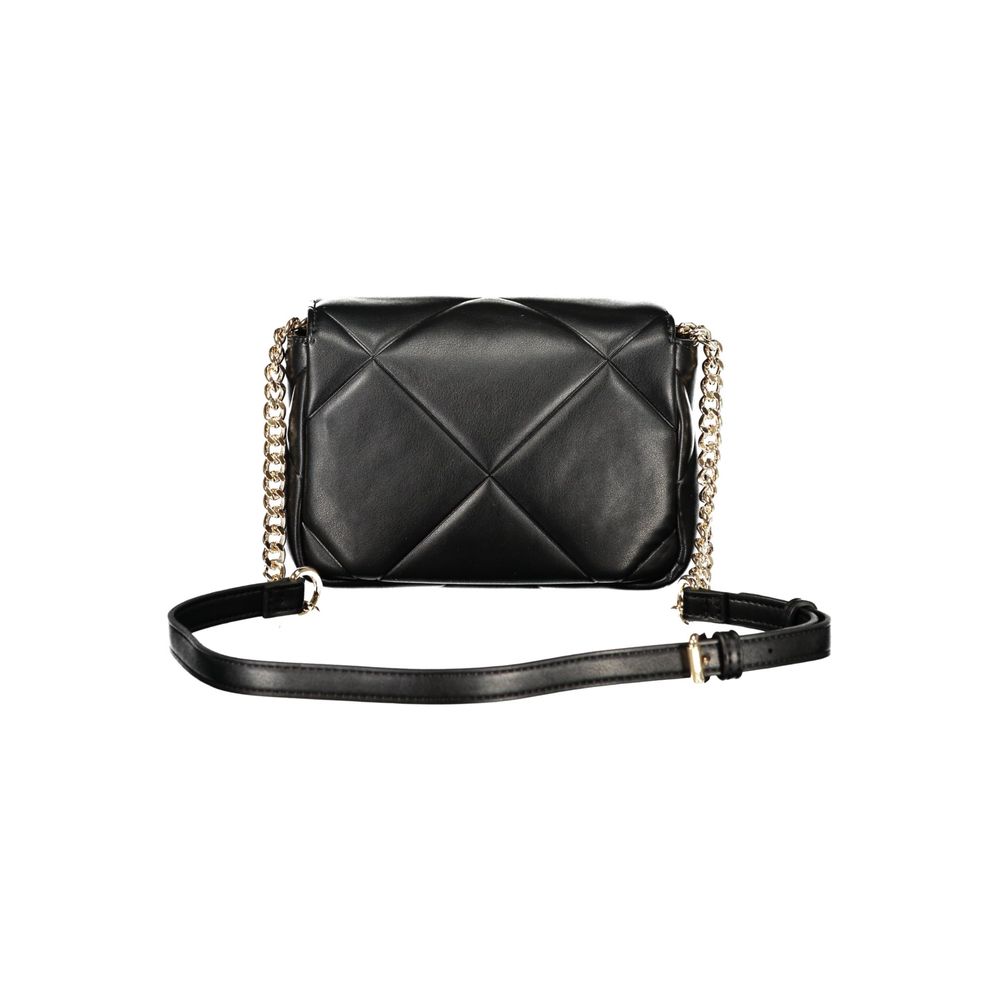 Black Polyurethane Women's Bag
