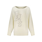 White Viscose Sweatshirt